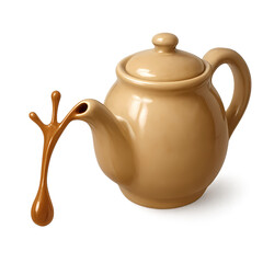 teapot isolated on white background