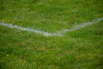 grassroots soccer pitch corner