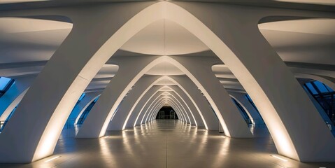 Symmetrical Tunnel Perspective