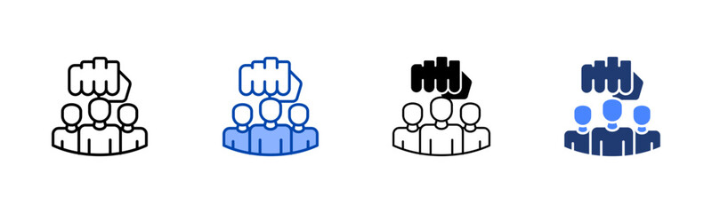 Empowered icon set multiple style collection