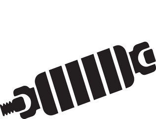 &ldquo;Tractor PTO Shaft Icon &ndash; Power Take Off Drive Shaft Vector&rdquo;