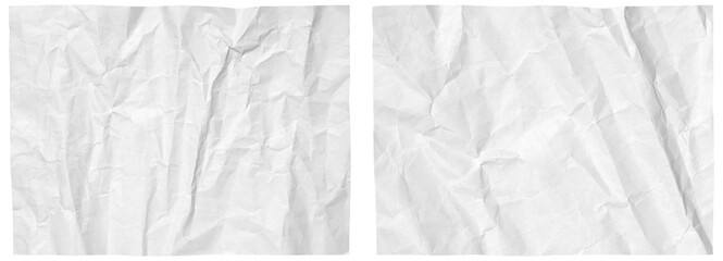 Obraz premium crumpled white paper sheet,Crumpled Paper Poster Photo Effect Mockup,Crumpled folded Paper texture overlay effec,white crumpled paper bacgkround,crumpled paper texture