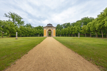 The salon in the garden of palace Rheinsberg about 100 kilometres northwest of Berlin