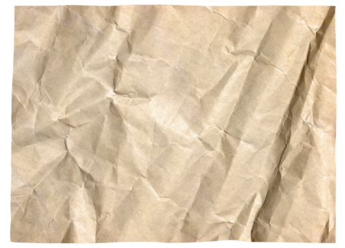 old folded crumpled brown paper sheet isolated on transparent png background,Crumpled Paper Poster Photo Effect Mockup,vintage brown folded Paper texture overlay effect