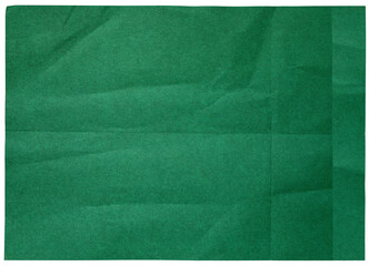 green crumpled paper sheet,Crumpled Paper Poster Photo Effect Mockup,Crumpled folded Paper texture...