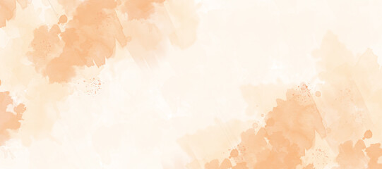 Watercolor Light Brown Dust Autumn Abstract Background