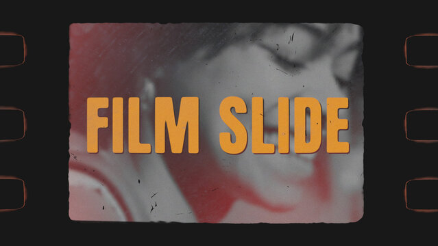 Film Slide Overlay Titles