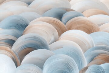 Abstract Waves: A captivating abstract composition of swirling, undulating forms evoking a sense of fluid movement and serene calmness. Painted with soft, harmonious tones.