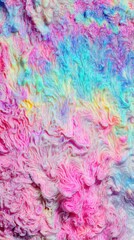 Chromatic Abstract: A captivating close-up of a richly textured, abstract design where colors blend in harmony. Revealing a mesmerizing display of hues and artistic expression.