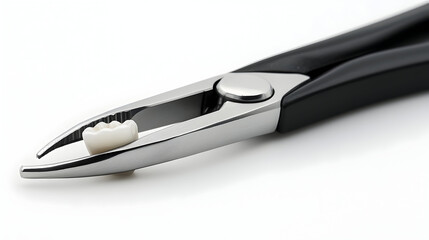 Tooth in dental pliers surgical equipment