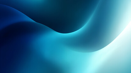 Dark blue navy aqua cyan teal white abstract background. Color gradient ombre blend. Smooth blur light fade. Bright glow wave flow. Subtle grain mesh texture. Cool tone shimmer effect