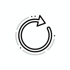 A black outline icon of a fast-moving shopping cart filled with items, representing quick delivery or online shopping.