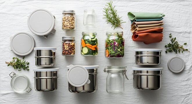 Zero Waste Kitchen - Sustainable Food Storage Solutions.