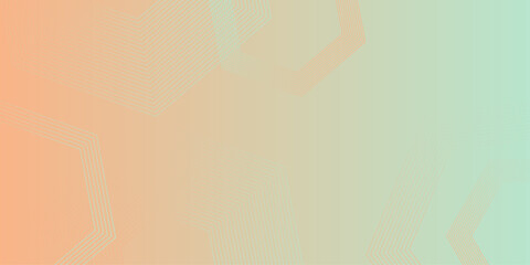 Gradient pink red patterned desktop wallpaper. Abstract vector illustration of modern lines background. Hexagon lines on yellow background. presentation design for corporate business and institution .