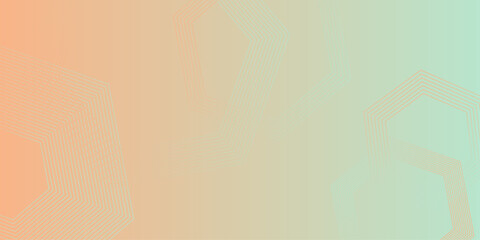 Gradient pink red patterned desktop wallpaper. Abstract vector illustration of modern lines background. Hexagon lines on yellow background. presentation design for corporate business and institution .