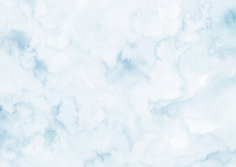 水彩画のマーブル 大理石 Soft Neutral Snow blue  Watercolor paper Marble Texture Background