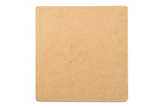 Vintage paper background with rounded corners, blank aged card texture on transparent for copy space