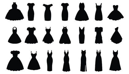 Shop trendy black dress silhouettes for women online today