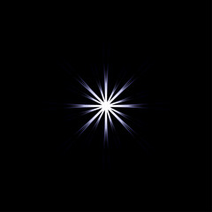 A dynamic blue shooting star with a glowing trail, conveying speed and cosmic energy. Available in high-quality EPS/AI vector format for professional, versatile use.