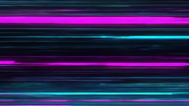 Dynamic abstract neon lines with a speed effect creating a modern technology aesthetic for visual backgrounds and motion graphics