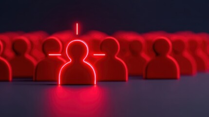 Targeting the glowing audience group icon in crm systems a visual approach to engagement strategies