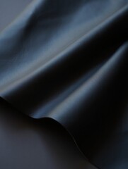 Premium dark leather with natural aging and gloss variations, showcasing authentic texture, subtle imperfections, rich color depth, luxurious material appearance, versatile design inspiration, tactile