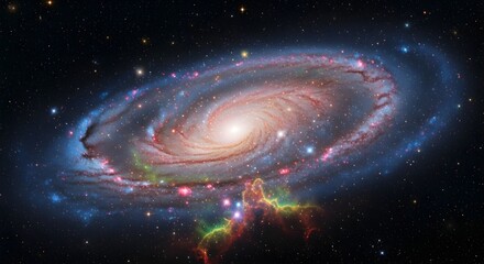 Galaxy space nebula cosmic background astronomy wallpaper