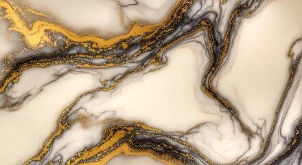 Luxury Gold and White Marble Texture Abstract Background