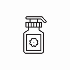 liquid soap icon sign vector