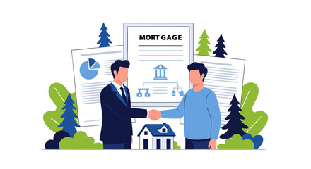 Vibrant rural landscape featuring a red barn, a tractor with a trailer, and grazing cows in a green pasture with windmills in the background