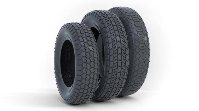 Different types of vehicle tyres