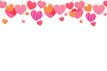 heart shaped balloons isolated transparent background