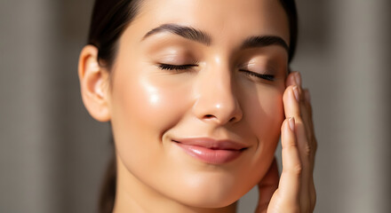 Radiant Woman's Skincare Routine Gentle Touch, Inner Glow, and Daily Rituals for Healthy Skin