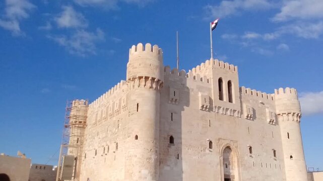Fort Qaitbay, also known as Qaitbay Citadel, is a landmark in Alexandria, Egypt. To protect Egypt, Sultan Al-Ashraf Qaitbay, who ruled Egypt in the Mameluke age, built it in 882 AH (1477 AD).