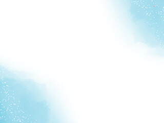 Abstract light blue geometric pattern with white space