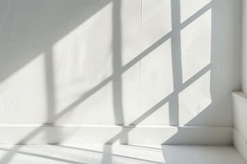 Obraz premium Window white wall architecture.