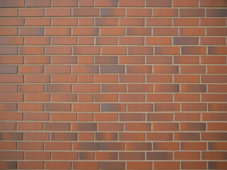 Fototapeta premium Warm terracotta brick wall texture providing a classic, durable, and inviting backdrop for architectural designs and rustic aesthetics