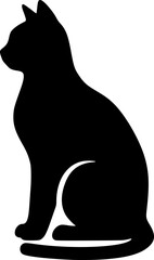 Simple Cat or Feline Animal Icon
