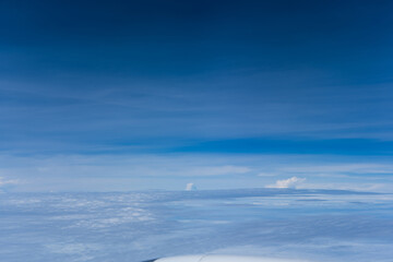 Beautiful blue sky with clouds background.Sky clouds.Sky with clouds weather nature cloud blue