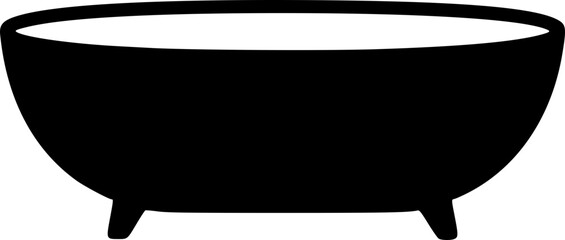 Modern Bathtub or Spa Tub Icon