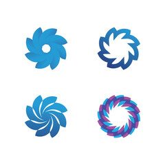 Waves beach logo and symbols template icons app