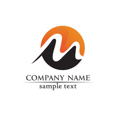 Letter M vector icons such logos