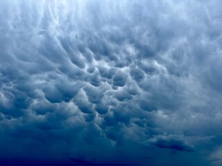 unusual clouds in the sky