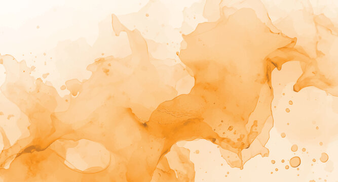 An orange watercolor background with a warm, inviting feel, ideal for adding a touch of creativity and energy to any design or artistic project