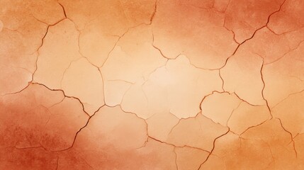 Dry earth texture with cracks in warm tones creating a rustic backdrop for creative design or photography projects showcasing nature's patterns