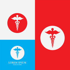 medical snake icon vector illustration