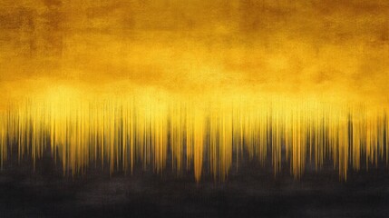 Abstract gradient background in golden yellow and deep black with texture and dramatic visual impact for artistic and design projects or print media