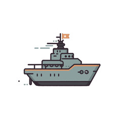 Obraz premium Cute Ship Design Very Cool