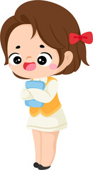 illustration office character woman