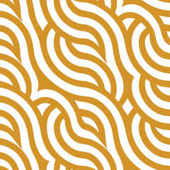 Wavy abstract ripple line formations creating motion inspired fluidity Seamless Pattern Design
